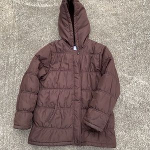 Gymboree brown puffer coat